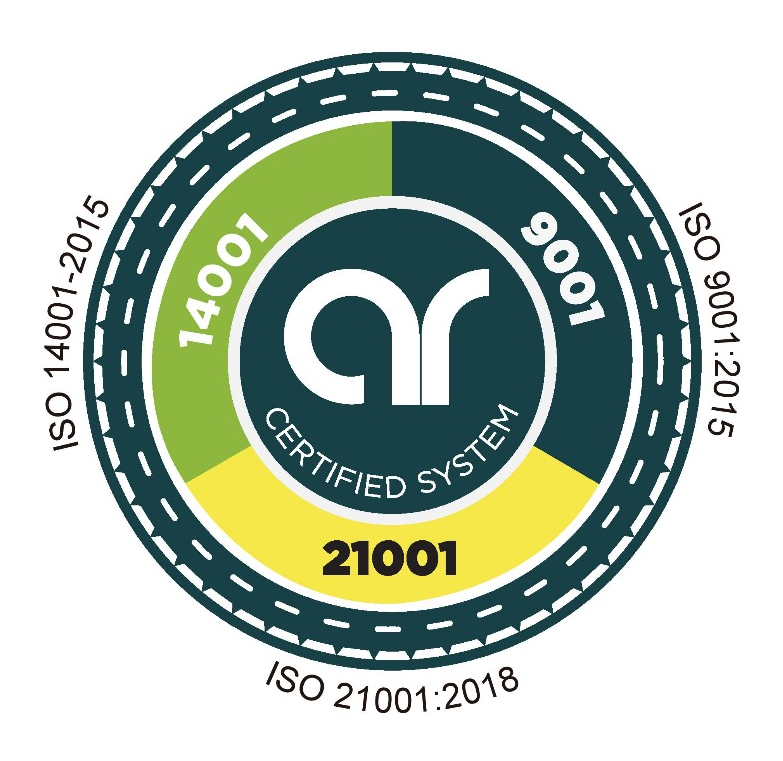 Logo del SGI ISO-9001 ISO-14001 ISO-21001